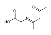 Glycine, N-(1-methyl-3-oxobutylidene)- (9CI) Structure