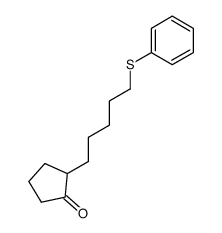 2-[5-(phenylthio)pentyl]cyclopentanone Structure
