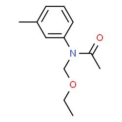 Acetamide, N-(ethoxymethyl)-N-(3-methylphenyl)- (9CI) Structure