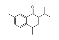 3,4-Dihydro-2-isopropyl-4,7-dimethyl-1(2H)-naphthalinon Structure