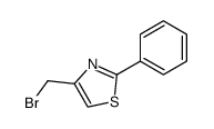4-(bromomethyl)-2-phenylthiazole Structure
