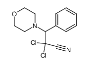 2,2-dichloro-3-morpholino-3-phenylpropionitrile Structure