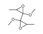 2,2'-dimethoxy-3,3'-dimethyl-2,2'-bioxirane结构式