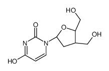 1-[(2R,4R,5S)-4,5-bis(hydroxymethyl)oxolan-2-yl]pyrimidine-2,4-dione Structure