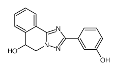 2-(3-hydroxyphenyl)-5,6-dihydro-[1,2,4]triazolo[5,1-a]isoquinolin-6-ol结构式