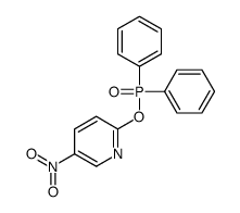 2-diphenylphosphoryloxy-5-nitropyridine结构式