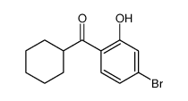 (4-bromo-2-hydroxyphenyl)-cyclohexylmethanone Structure