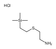2-(2-trimethylsilylethylsulfanyl)ethanamine,hydrochloride结构式