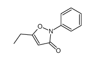 5-ethyl-2-phenylisoxazol-3(2H)-one Structure