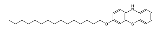 3-hexadecoxy-10H-phenothiazine结构式