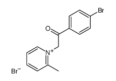 1-(2-(4-bromophenyl)-2-oxoethyl)-2-methylpyridinium bromide结构式