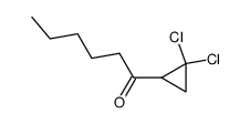 1-hexanoyl-2,2-dichlorocyclopropane结构式