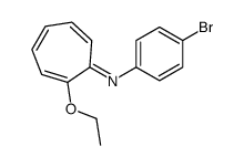 N-(4-bromophenyl)-2-ethoxycyclohepta-2,4,6-trien-1-imine结构式