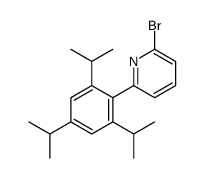 2-bromo-6-[2,4,6-tri(propan-2-yl)phenyl]pyridine Structure