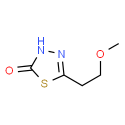 1,3,4-Thiadiazol-2(3H)-one,5-(2-methoxyethyl)-结构式