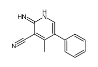 2-amino-4-methyl-5-phenylpyridine-3-carbonitrile Structure