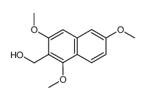 (1,3,6-trimethoxynaphthalen-2-yl)methanol Structure