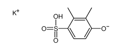 potassium hydroxydimethylbenzenesulphonate Structure