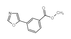 METHYL 3-(5-OXAZOLYL)BENZOATE Structure