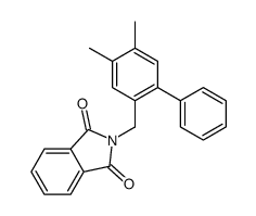 2-[(4,5-dimethyl-2-phenylphenyl)methyl]isoindole-1,3-dione Structure