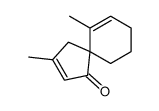 2,10-dimethylspiro[4.5]deca-2,9-dien-4-one结构式