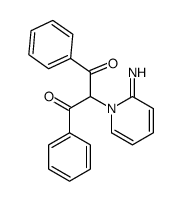 2-(2-imino-2H-[1]pyridyl)-1,3-diphenyl-propane-1,3-dione结构式