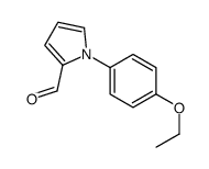 1H-Pyrrole-2-carboxaldehyde,1-(4-ethoxyphenyl)-(9CI)结构式