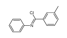 3-methyl-N-phenyl-benzimidoyl chloride Structure