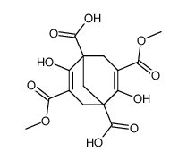 1,5-dicarboxy-3,7-dicarbomethoxybicyclo<3.3.1>nona-2,6-diene-2,6-diol Structure