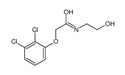 2-(2,3-dichlorophenoxy)-N-(2-hydroxyethyl)acetamide结构式