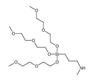 N-methyl-3-[tris[2-(2-methoxyethoxy)ethoxy]silyl]propan-1-amine Structure
