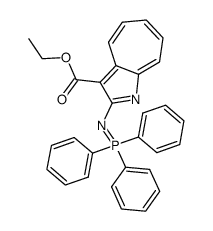 [(3-ethoxycarbonyl-1-azaazulen-2-yl)imino]triphenylphosphorane Structure