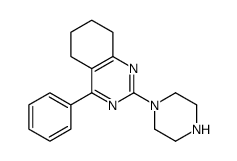 4-phenyl-2-piperazin-1-yl-5,6,7,8-tetrahydroquinazoline Structure