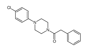 1-[4-(4-chlorophenyl)piperazin-1-yl]-2-phenylethanone Structure