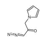 1-diazonio-3-pyrrol-1-ylprop-1-en-2-olate Structure