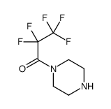 2,2,3,3,3-pentafluoro-1-piperazin-1-ylpropan-1-one结构式