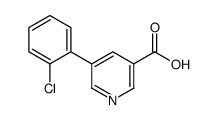 5-(2-CHLOROPHENYL)NICOTINIC ACID structure