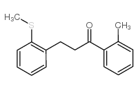 2'-METHYL-3-(2-THIOMETHYLPHENYL)PROPIOPHENONE结构式