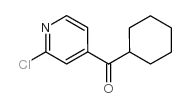 (2-chloro-pyridin-4-yl)-cyclohexyl-methanone结构式