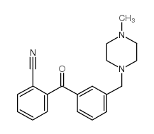 2-CYANO-3'-(4-METHYLPIPERAZINOMETHYL) BENZOPHENONE图片