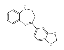 4-(1,3-benzodioxol-5-yl)-2,3-dihydro-1H-1,5-benzodiazepine Structure