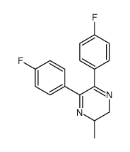 5,6-bis(4-fluorophenyl)-2-methyl-2,3-dihydropyrazine Structure