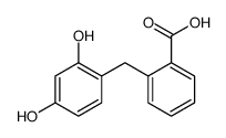 2-[(2,4-dihydroxyphenyl)methyl]benzoic acid结构式