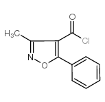 3-methyl-5-phenyl-1,2-oxazole-4-carbonyl chloride Structure