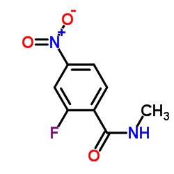 2-Fluoro-N-methyl-4-nitrobenzamide structure