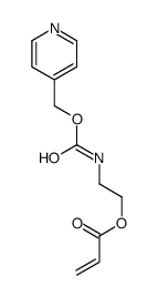 2-(pyridin-4-ylmethoxycarbonylamino)ethyl prop-2-enoate Structure