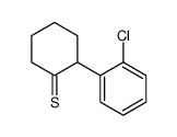 2-(2-chlorophenyl)cyclohexane-1-thione结构式