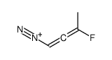 3-fluorobuta-1,2-diene-1-diazonium结构式