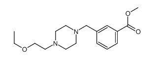 methyl 3-[[4-(2-ethoxyethyl)piperazin-1-yl]methyl]benzoate Structure