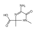 2-[[1-amino-2-(methylamino)-2-oxoethylidene]amino]-2-methylpropanoic acid结构式